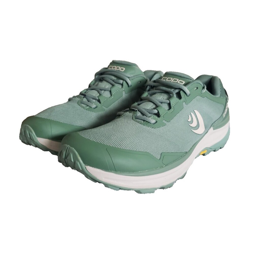 Topo Athletic Traverse Sage/Tan Trail Running Shoes Women's Size 11 Vibram Soles